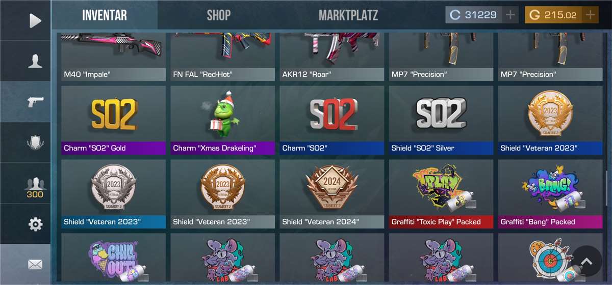 Standoff 2 Account 50+ skinns